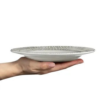 Stripes 盘 Ø21cm - 灰色 - Mateus