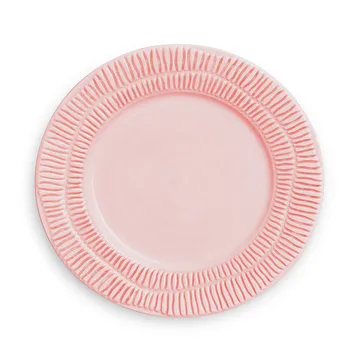 Stripes 盘 Ø21cm - 浅粉色 - Mateus