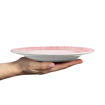 Stripes 盘 Ø21cm - 浅粉色 - Mateus