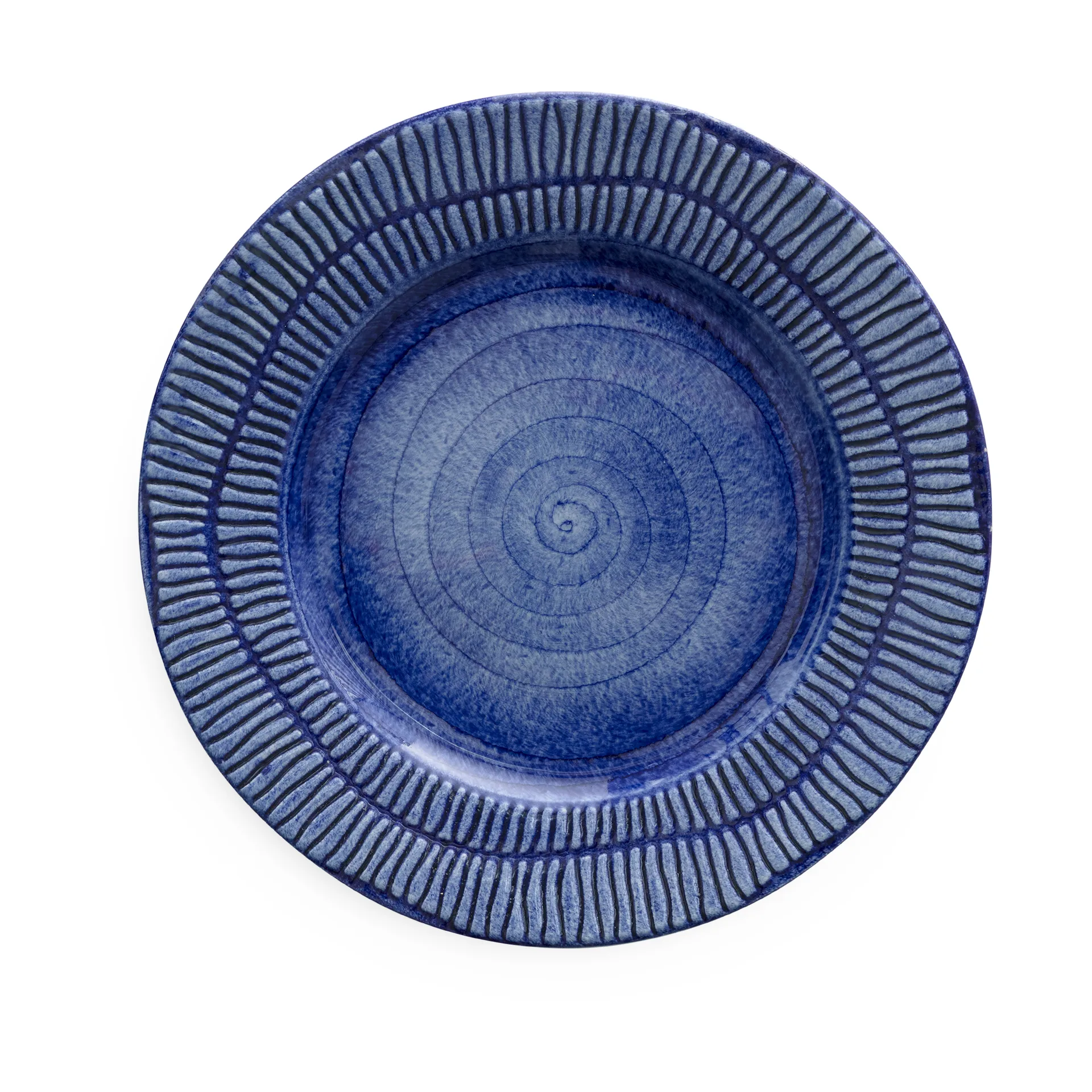Stripes 盘 Ø21cm, 蓝色 Mateus