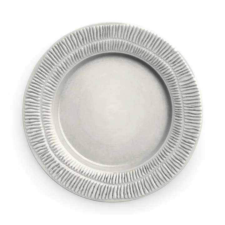 Stripes 盘 Ø28cm - 灰色 - Mateus