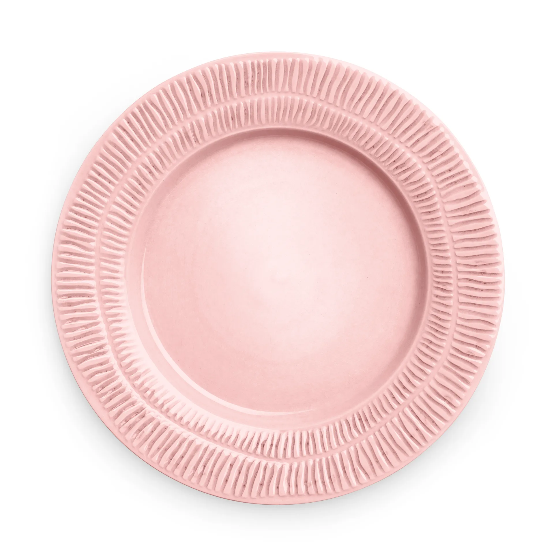 Stripes 盘 Ø28cm, 浅粉色 Mateus