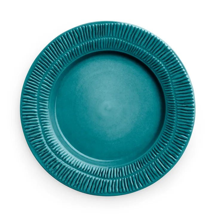 Stripes 盘 Ø28cm - 海洋蓝 - Mateus
