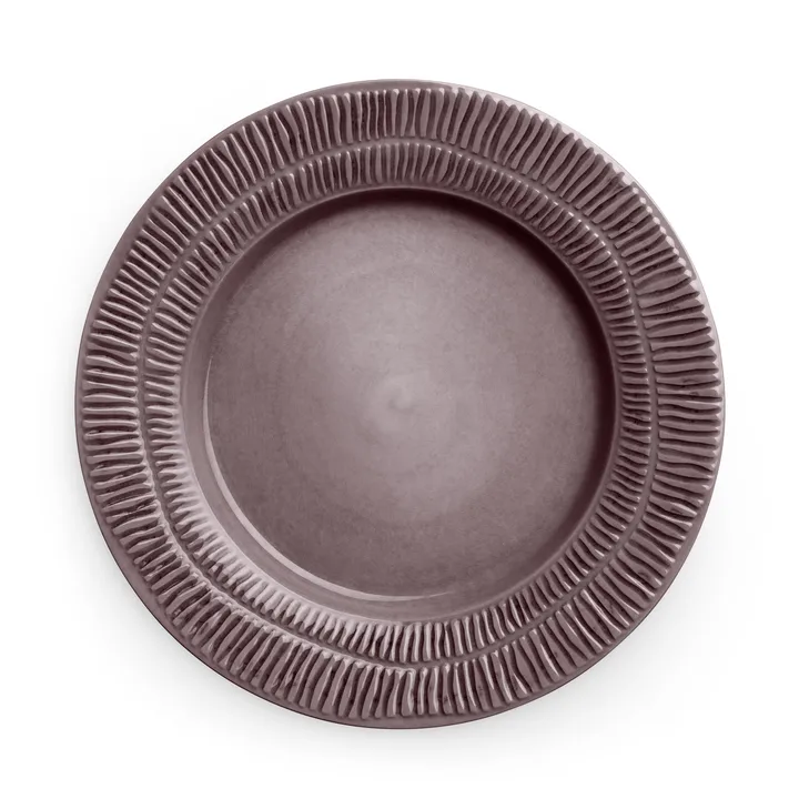 Stripes 盘 Ø28cm - 李子色 - Mateus