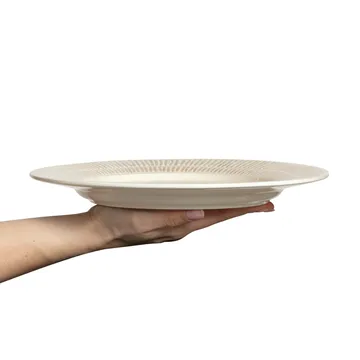 Stripes 盘 Ø28cm - 沙色 - Mateus