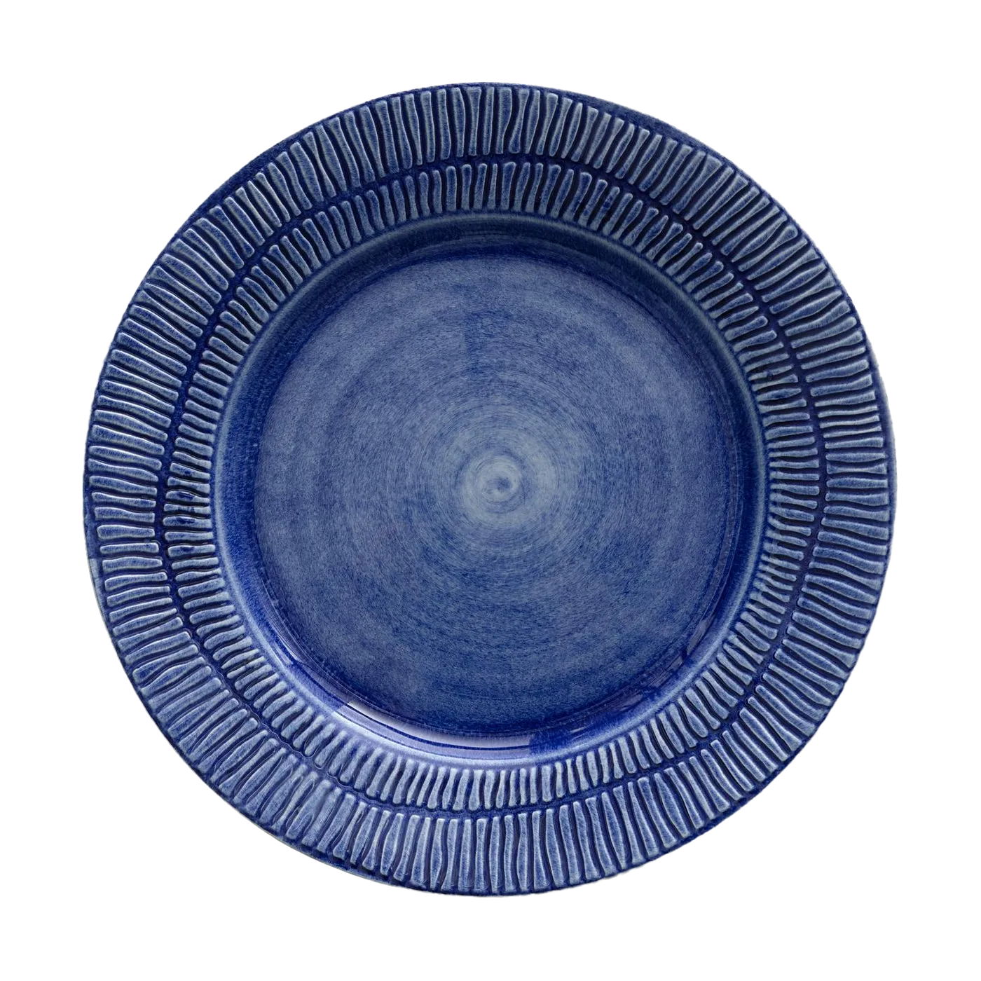 Stripes 盘 Ø28cm, 蓝色 Mateus