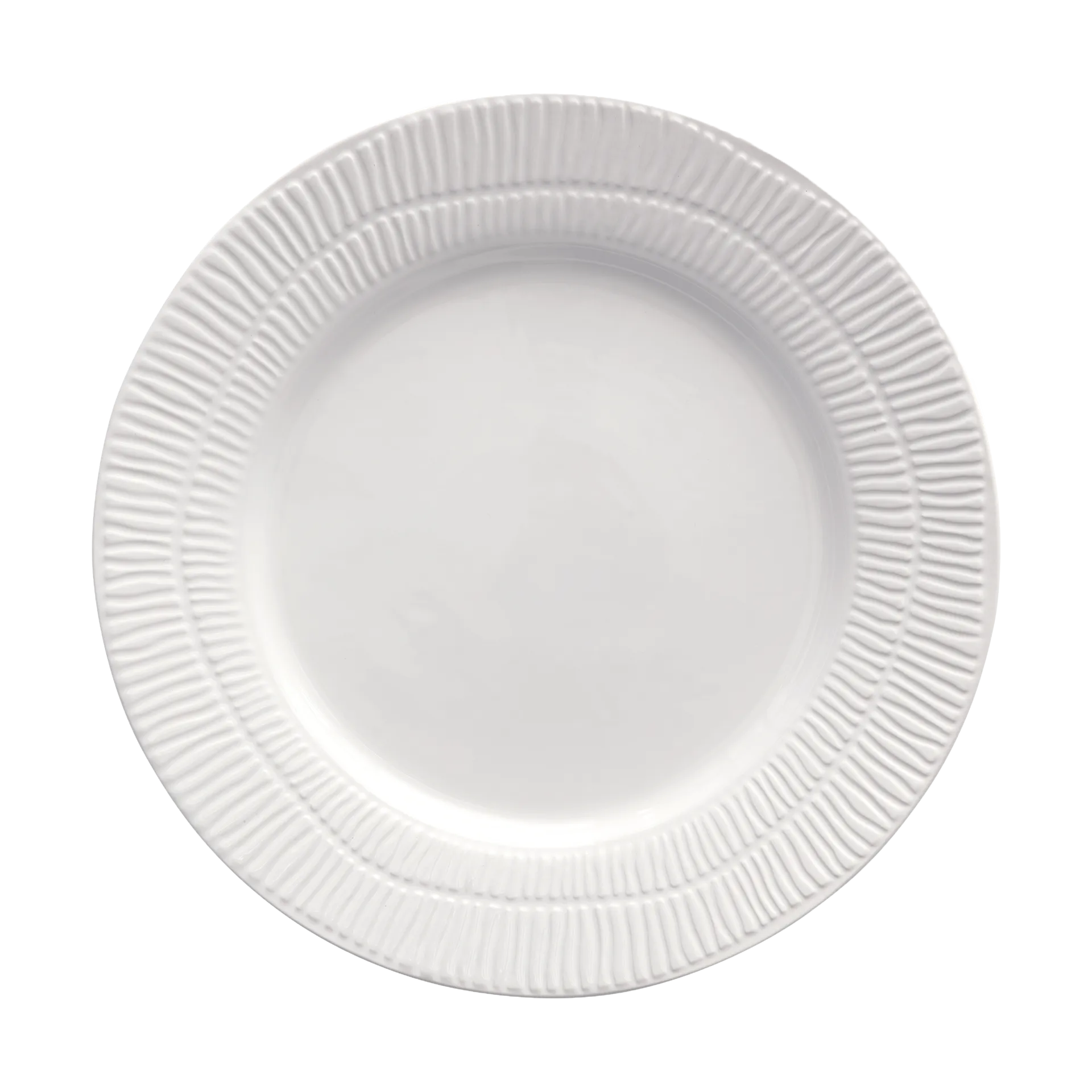 Stripes 盘 Ø28cm, 白色 Mateus