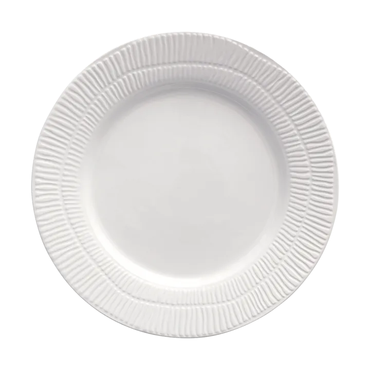 Stripes 盘 Ø28cm - 白色 - Mateus