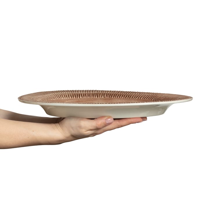 Stripes platter 30x35 cm, Cinnamon Mateus
