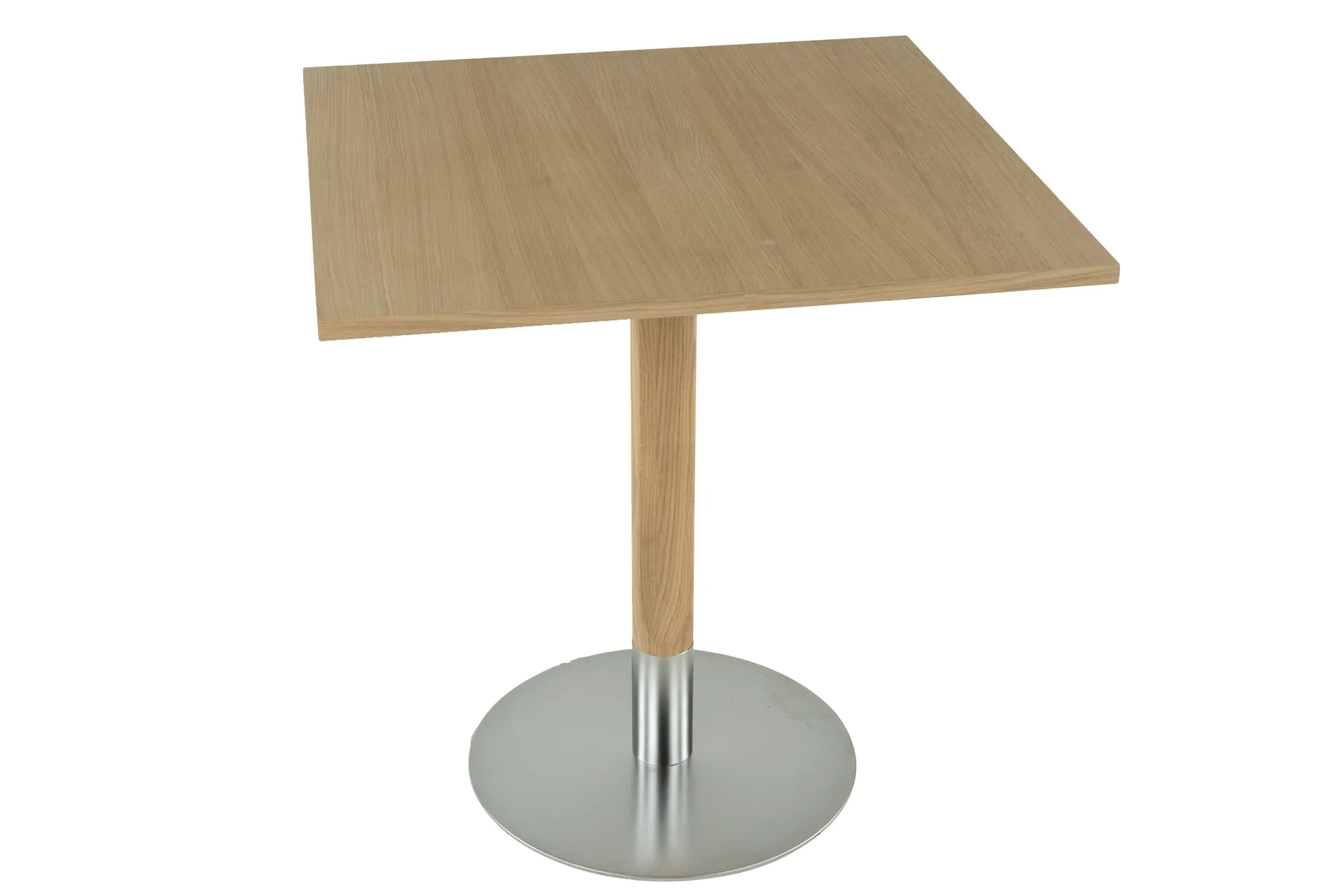 Red 咖啡桌 70x70 cm, 白色 染色的 哑光 漆橡木 Mavis