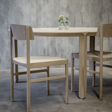 Rod 椅子 - 白色 waxed 自然木色 - Mavis