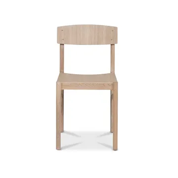 Rod 椅子 - 白色 waxed 自然木色 - Mavis
