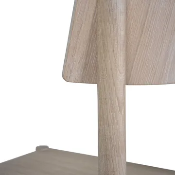 Rod 椅子 - 白色 waxed 自然木色 - Mavis