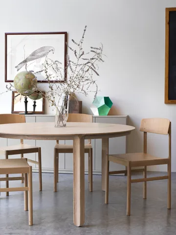 Rod 椅子 - 白色 染色的 哑光 漆橡木 - Mavis