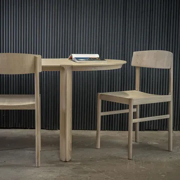 Rod 椅子 - 白色 染色的 哑光 漆橡木 - Mavis