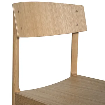 Rod 椅子 - 白色 染色的 哑光 漆橡木 - Mavis