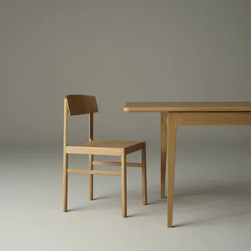 Rod 椅子 - 白色 染色的 哑光 漆橡木 - Mavis