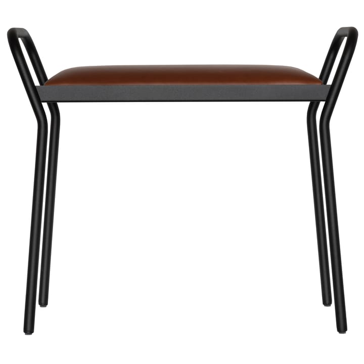 Anyone stool 凳子, 黑色-vintage cognac Maze