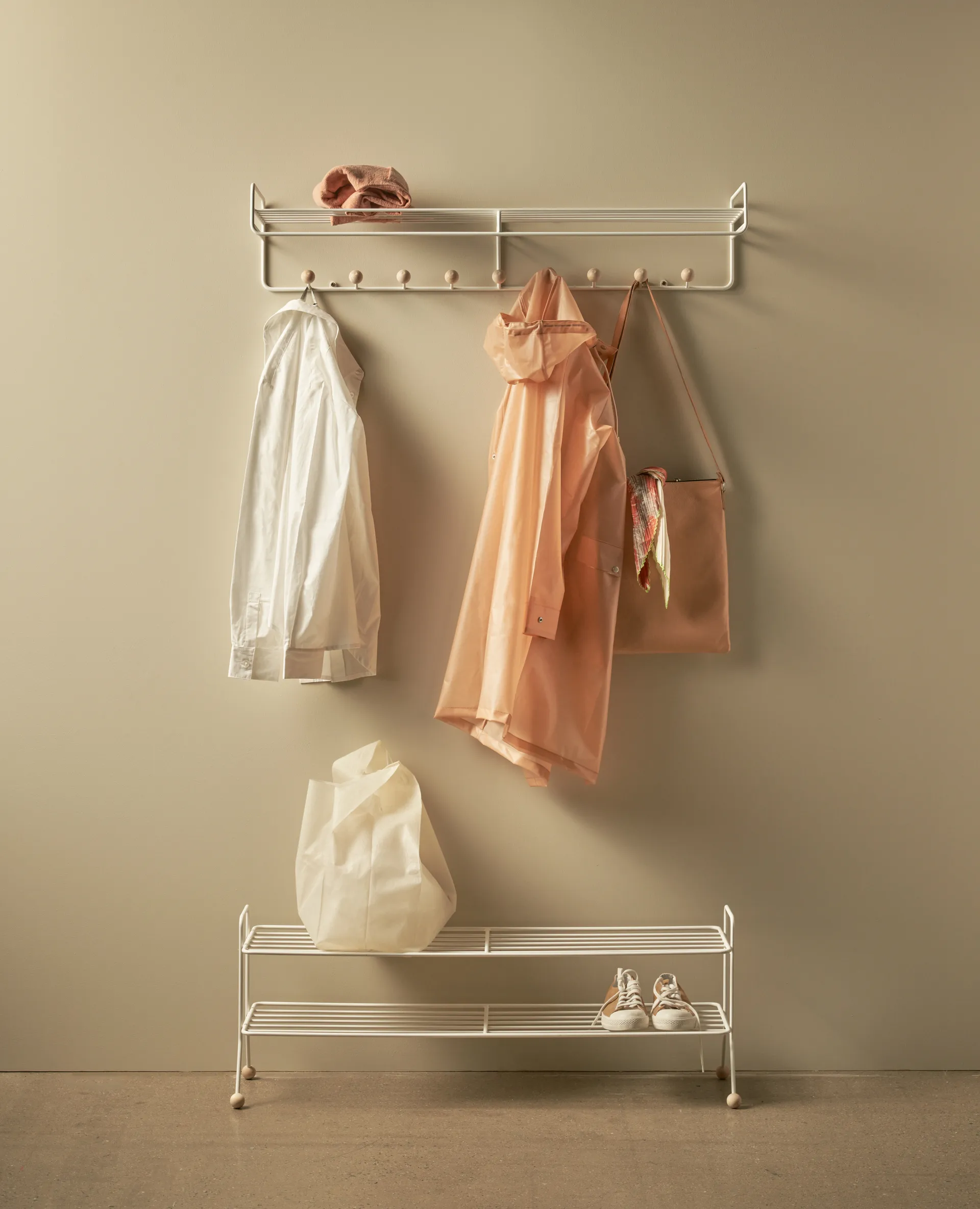 Bill Hat rack L hat rack, 白色 Maze