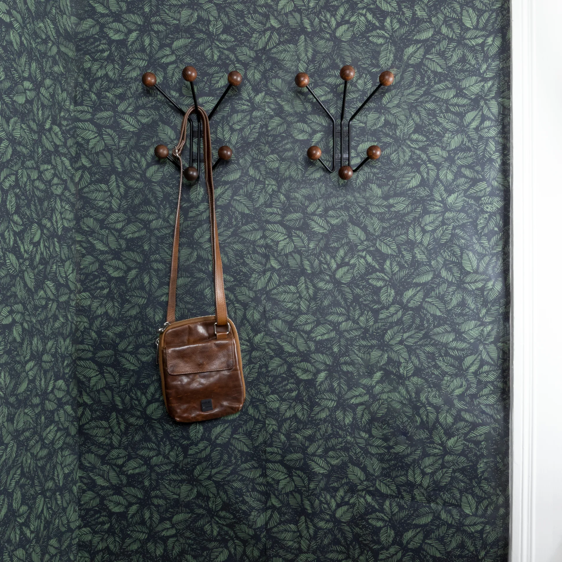 Bill XS 衣架/架子, 黑色-dark 棕色 Maze