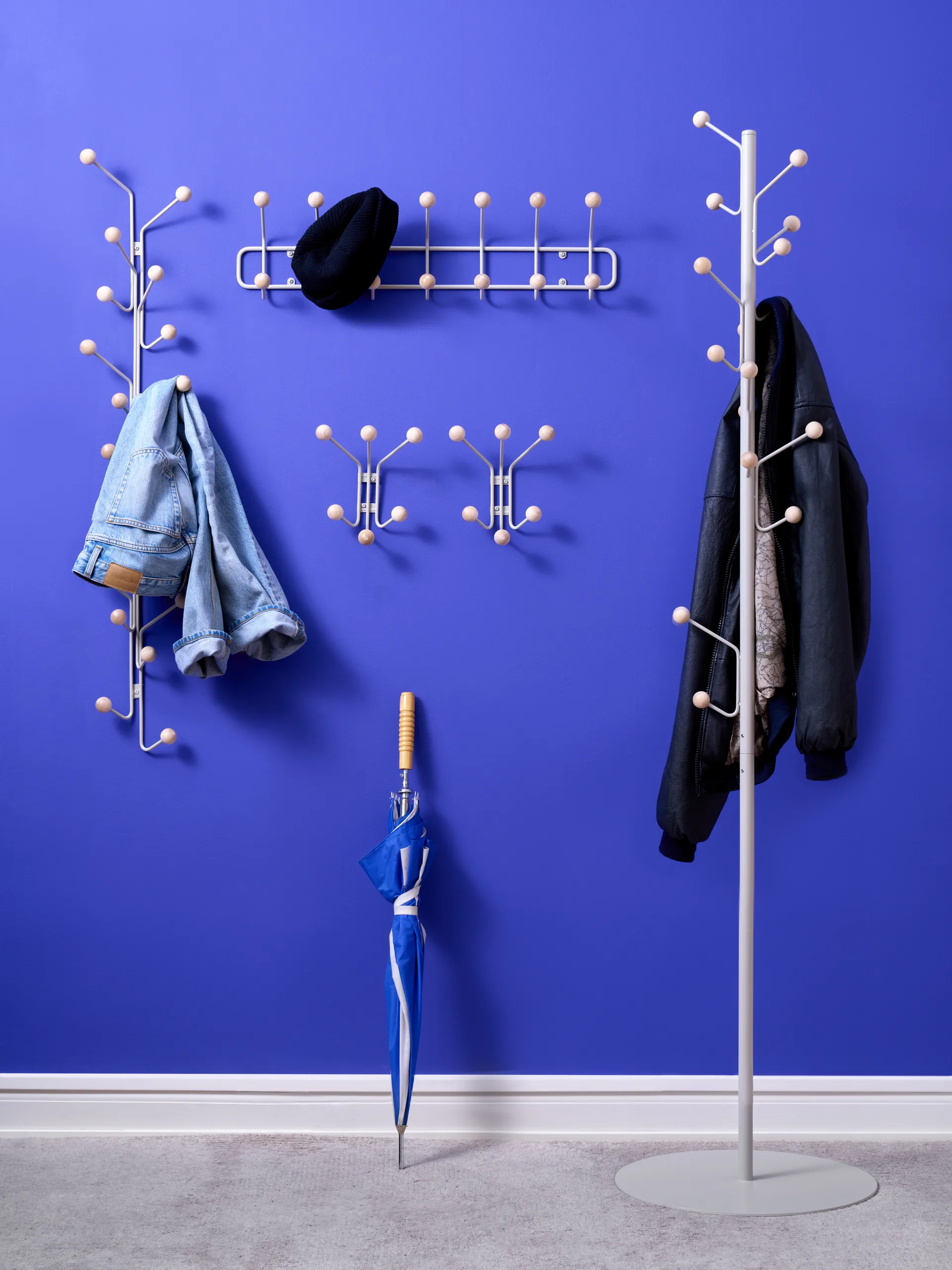 Bill XS 衣架/架子, Greige Maze