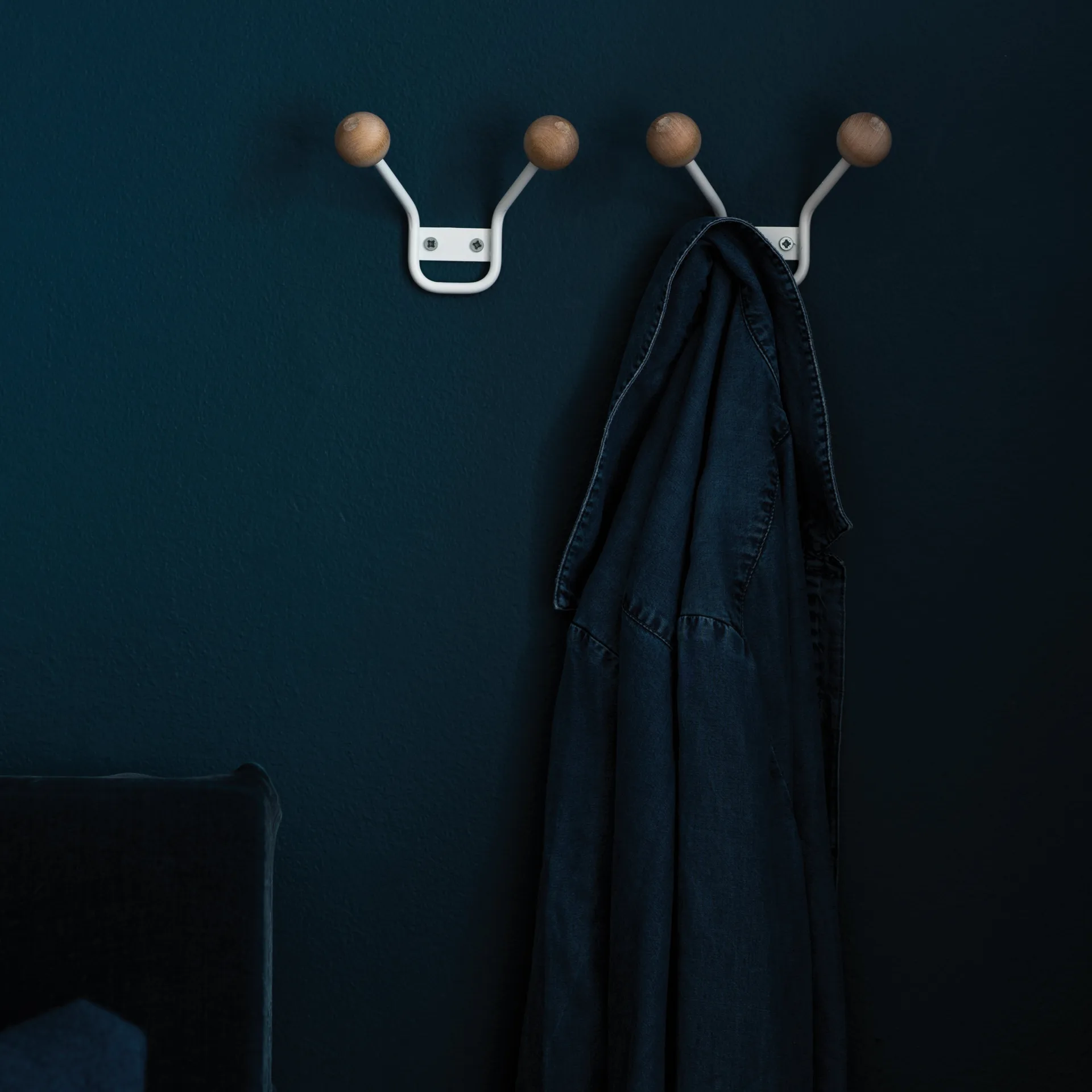 Bill XXS 衣架/架子, 白色 Maze