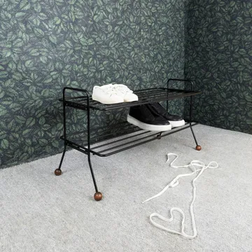 Bill 鞋架 - 黑色_深棕色 - Maze