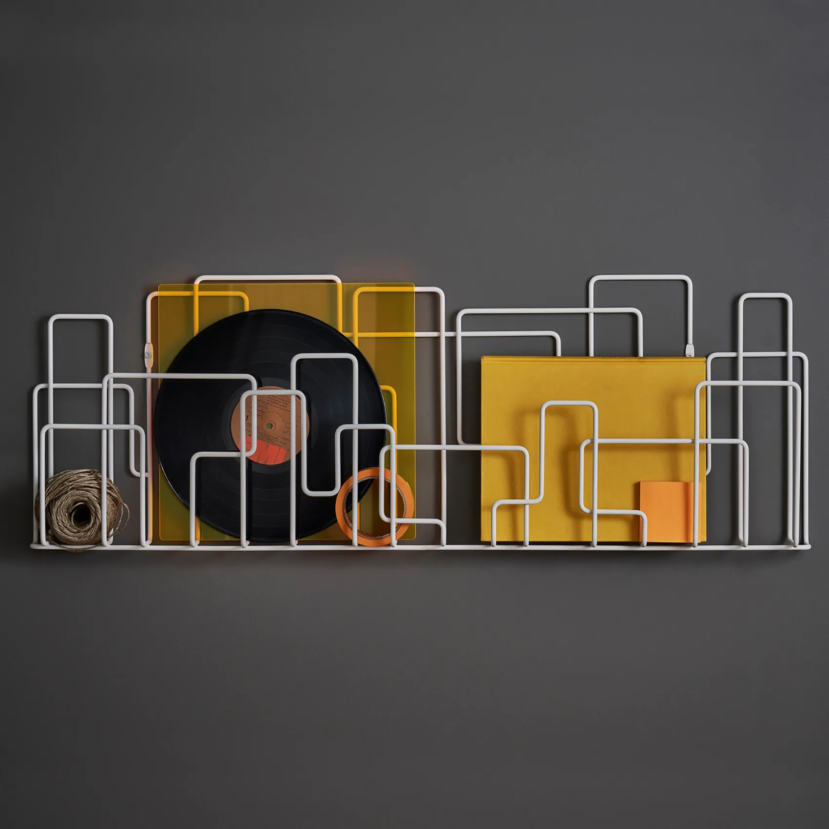 City Sunday magazine holder, 白色 Maze