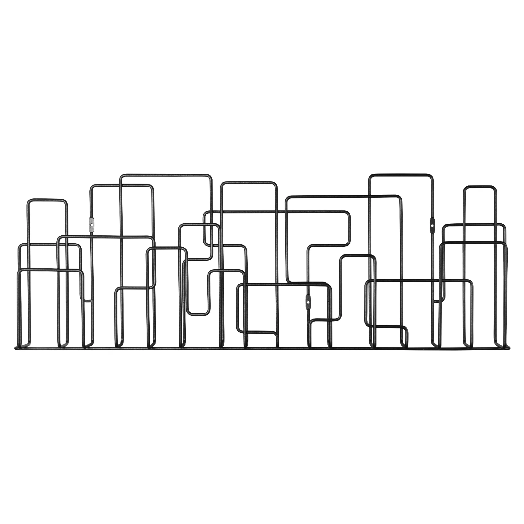 City Sunday magazine holder, 黑色 Maze