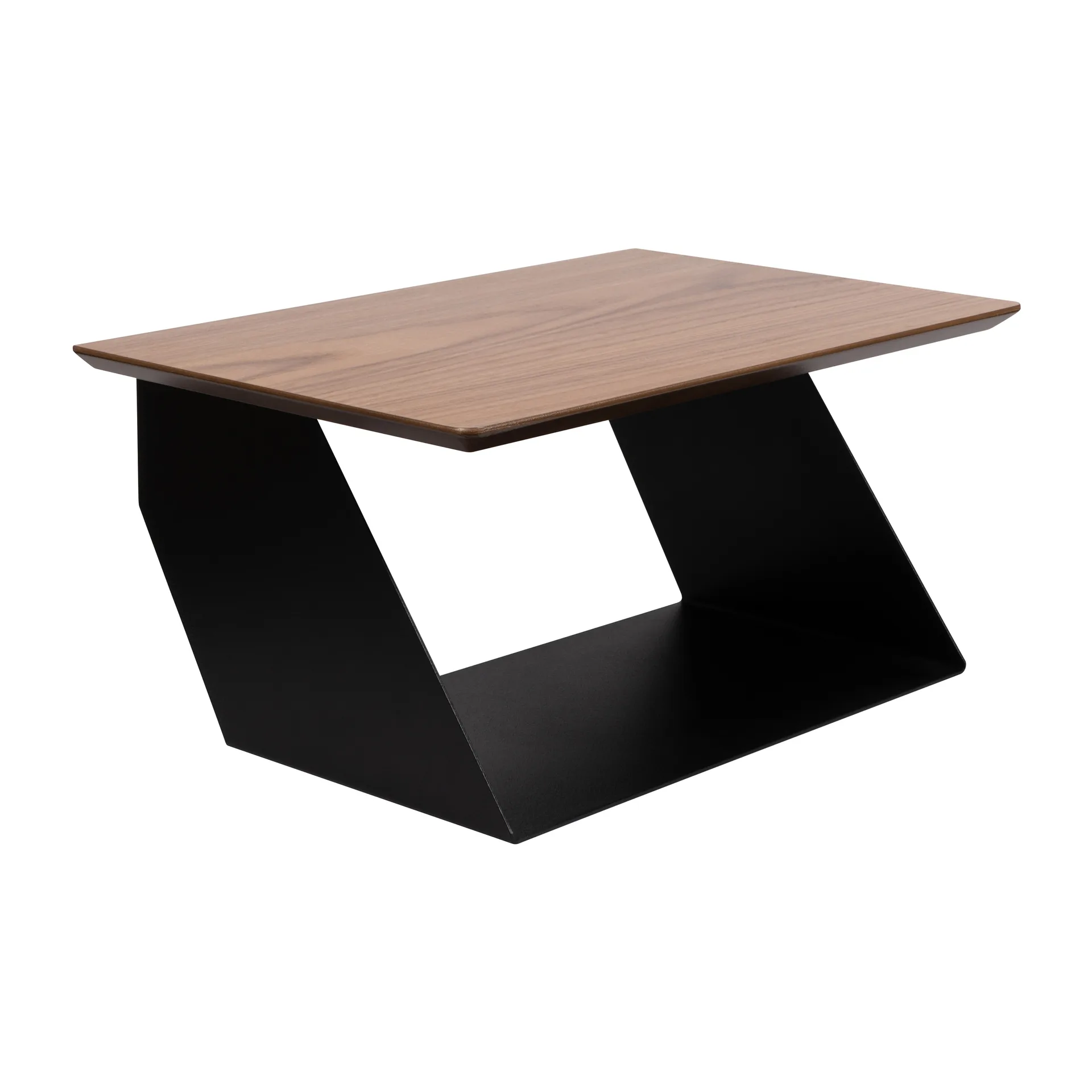 Edgy shelf, 黑色-Walnut Maze