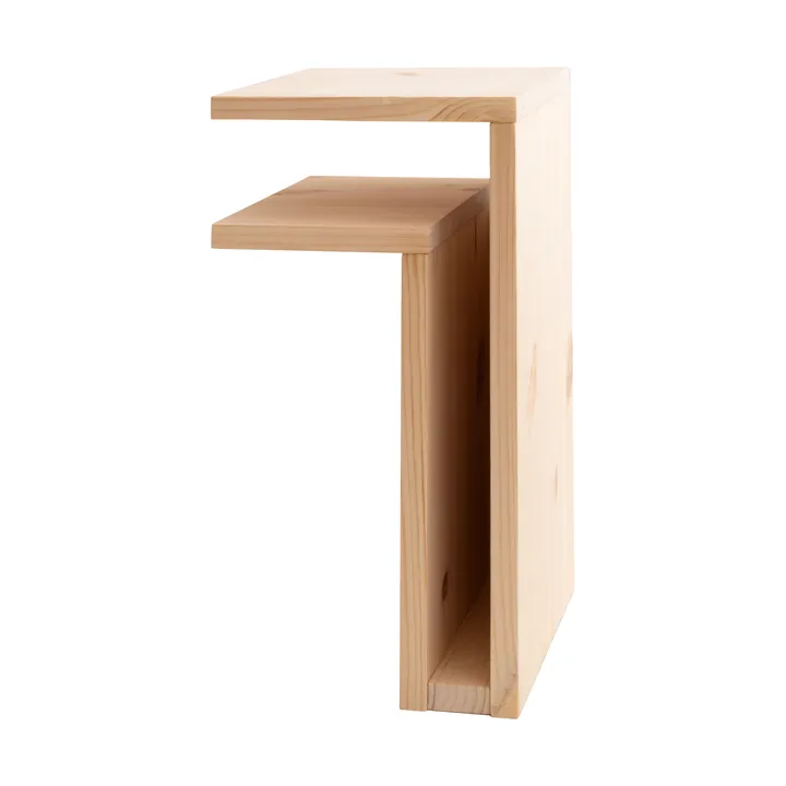 F-shelf Play DIY北欧风格拼装壁挂墙面置物架 - 松木色_left - Maze