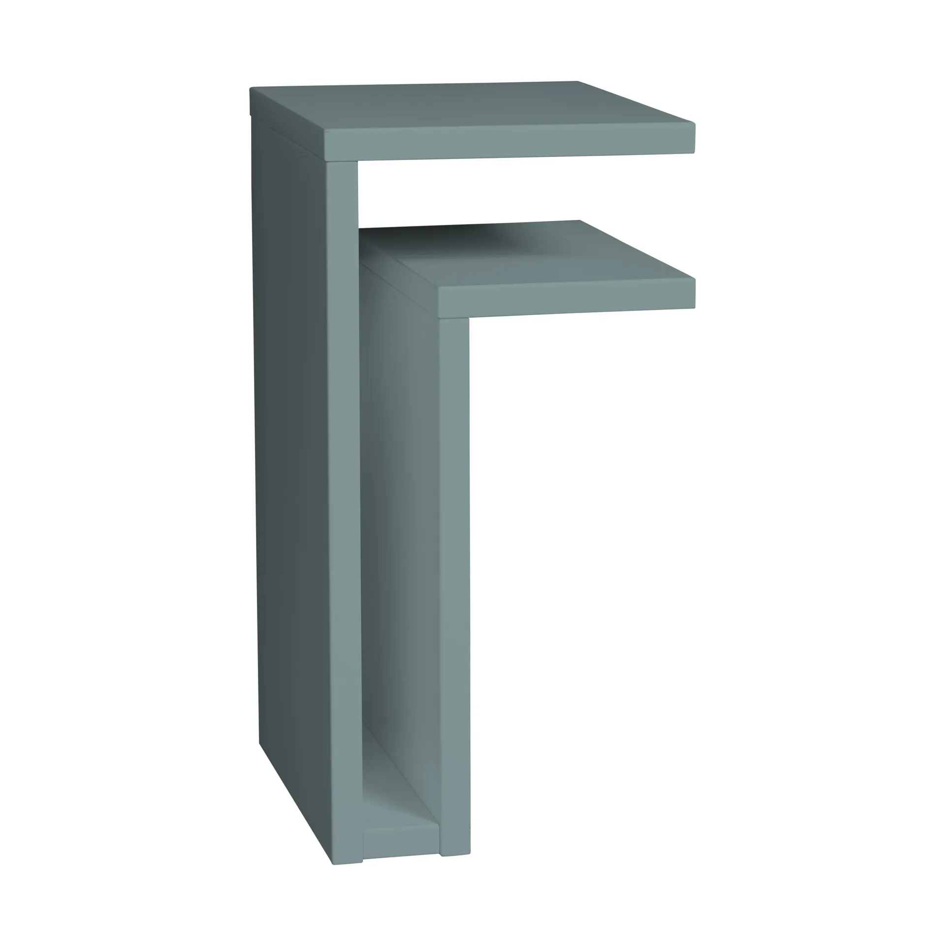 F-shelf 墙面置物架 鸽蓝色, 右侧置物架 Maze