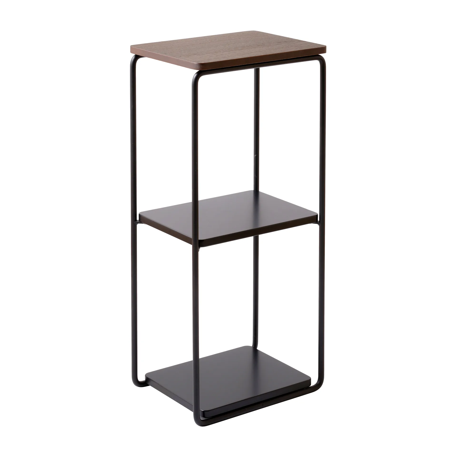 Mixrack 小号落地置物架26x19x57.2cm, 染色橡木_黑色 Maze