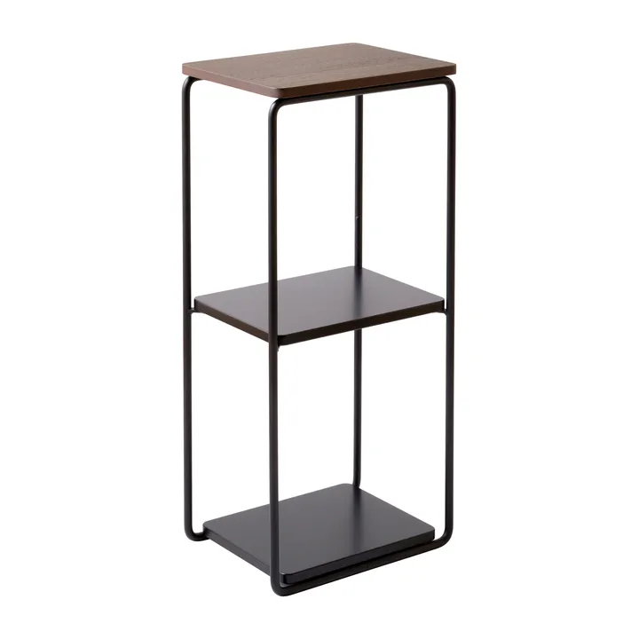 Mixrack 小号落地置物架26x19x57.2cm - 染色橡木_黑色 - Maze