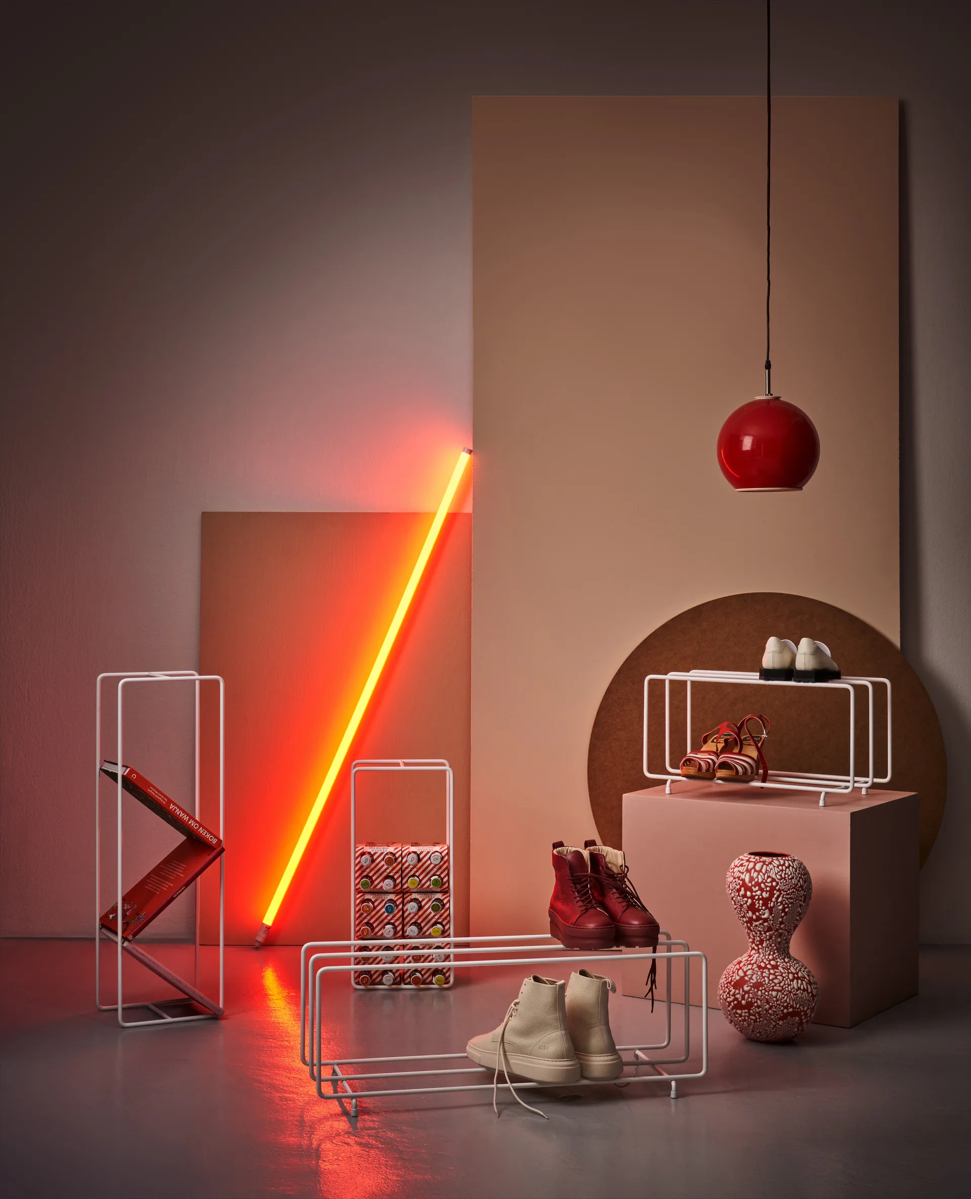 Mixrack shoe shelf L, 白色 Maze