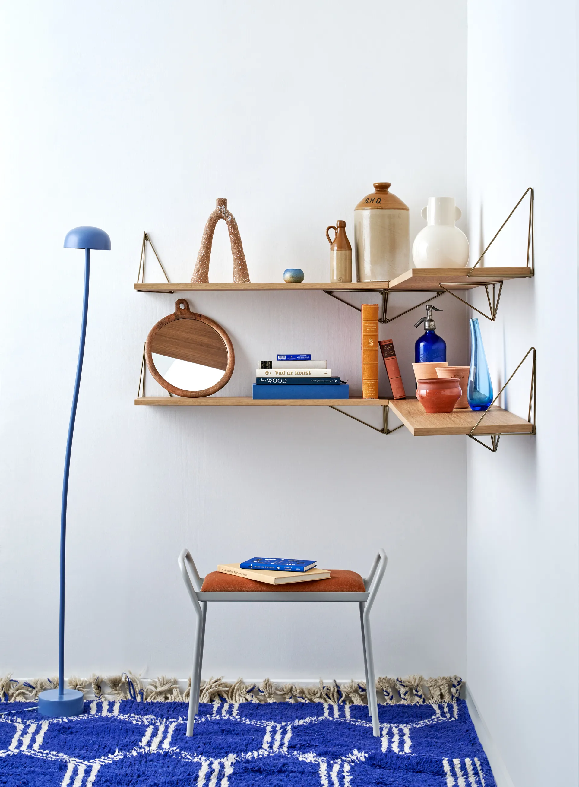 Pythagoras brackets, 两件套装, brass Maze