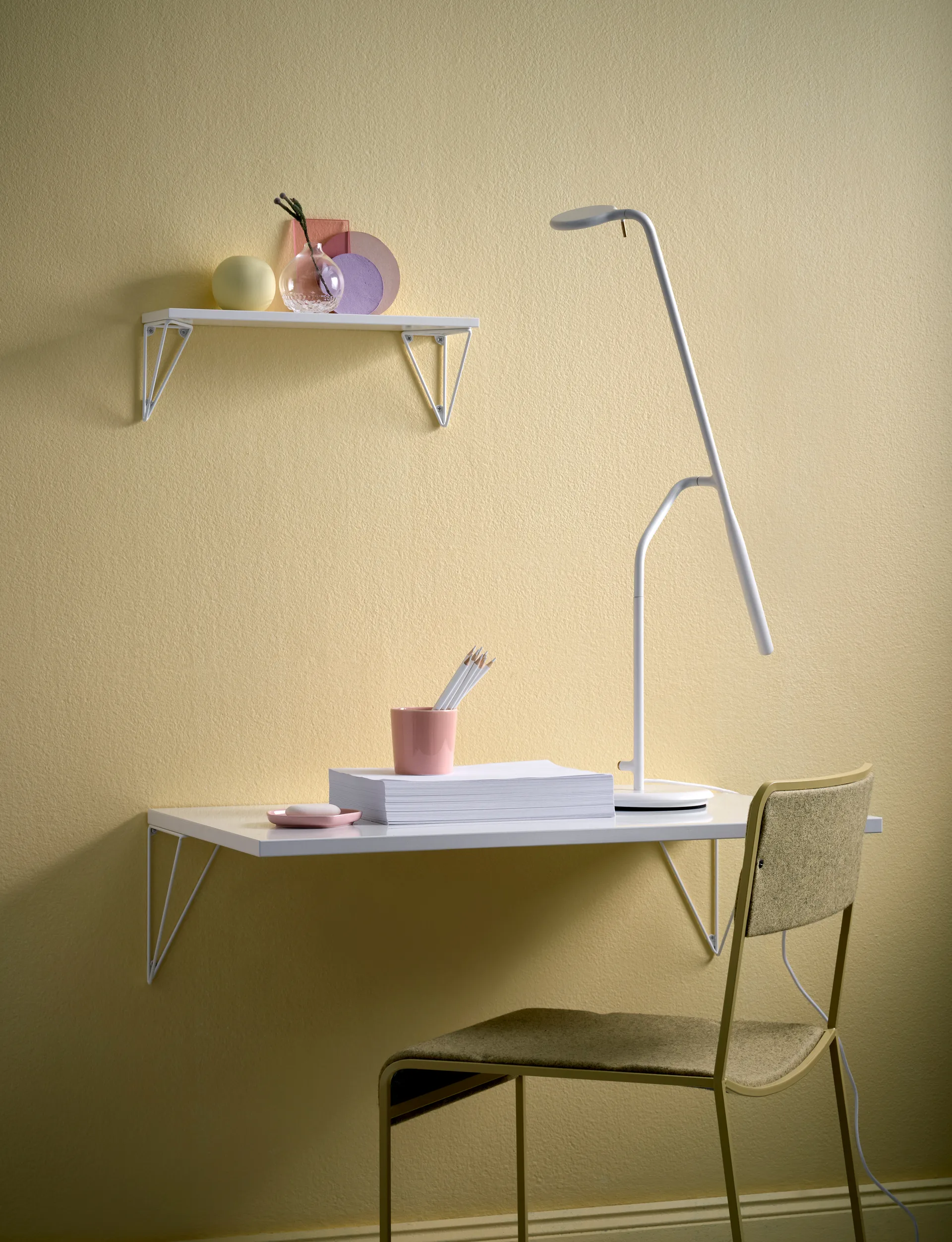 Pythagoras brackets, 两件套装, 白色 Maze