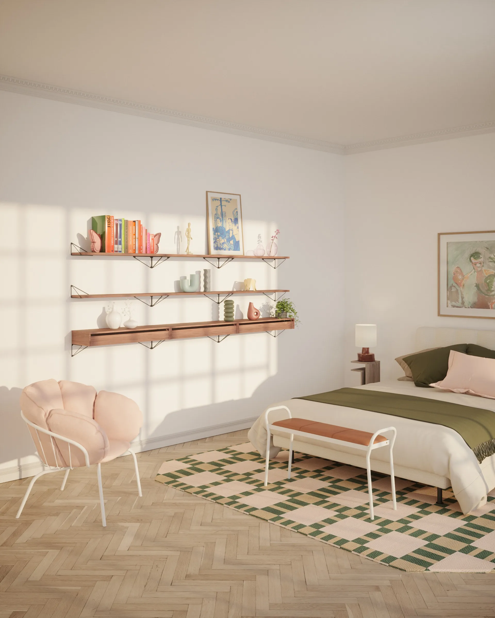 Pythagoras drawer L, walnut Maze