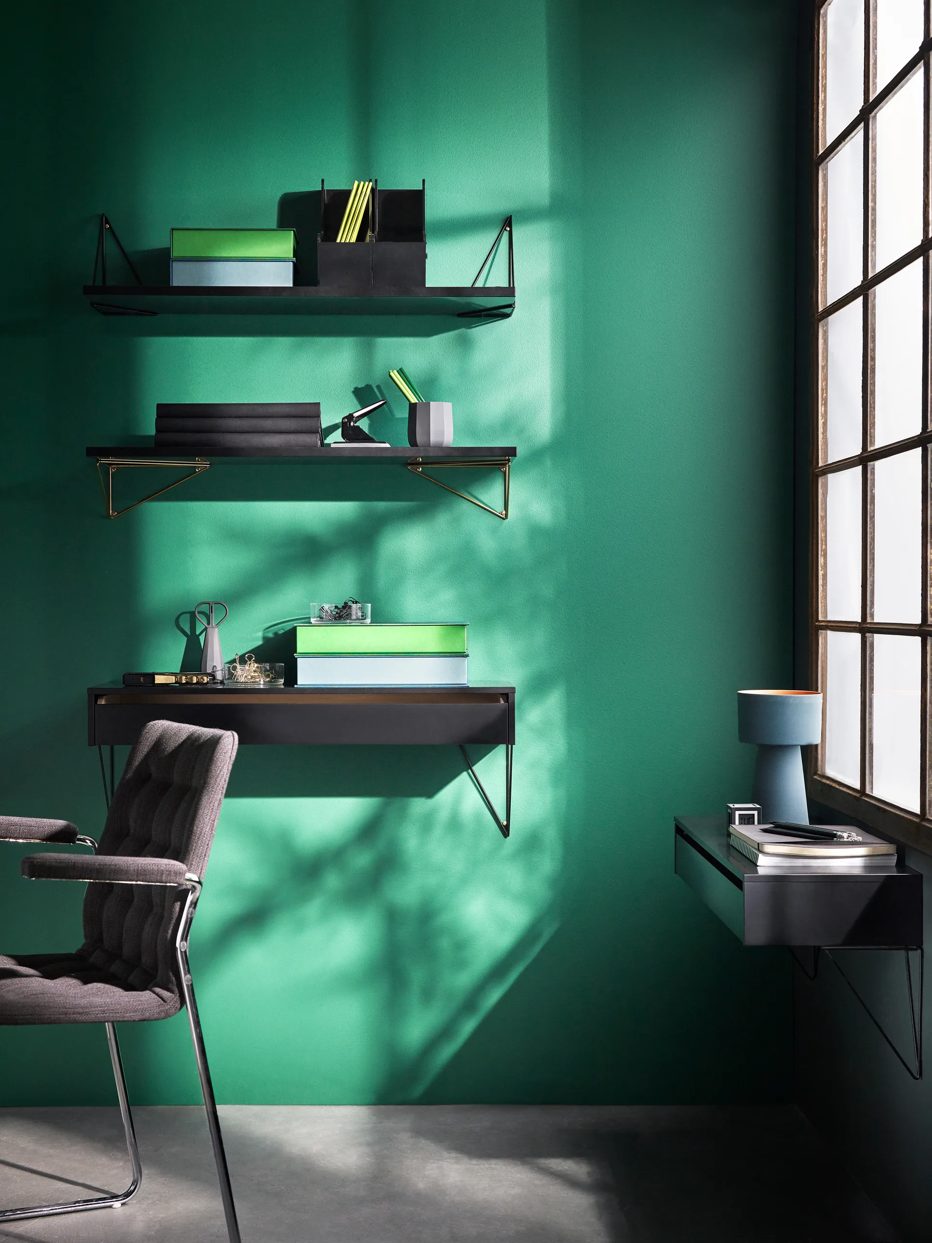 Pythagoras drawer L, 黑色 Maze