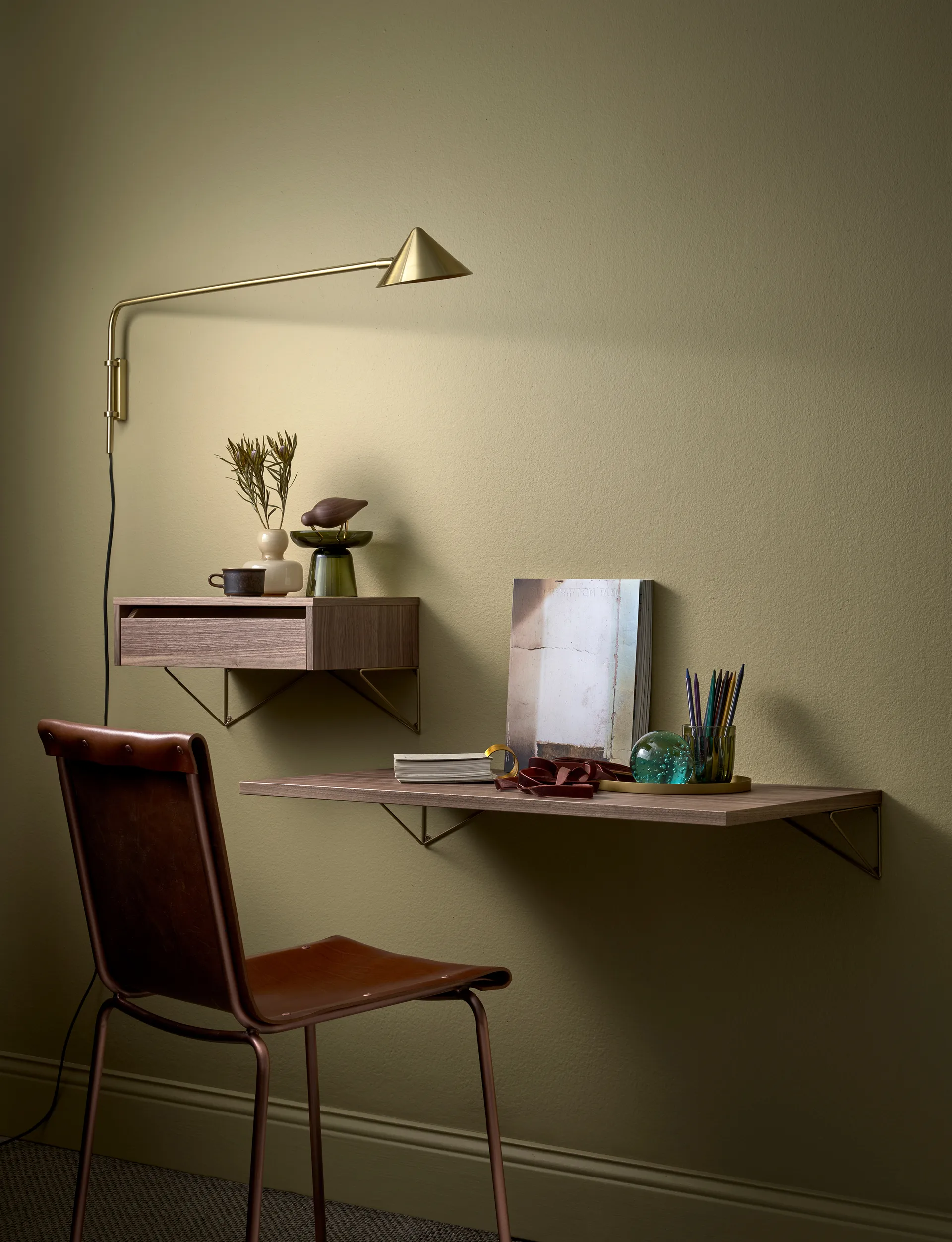 Pythagoras drawer S, walnut Maze