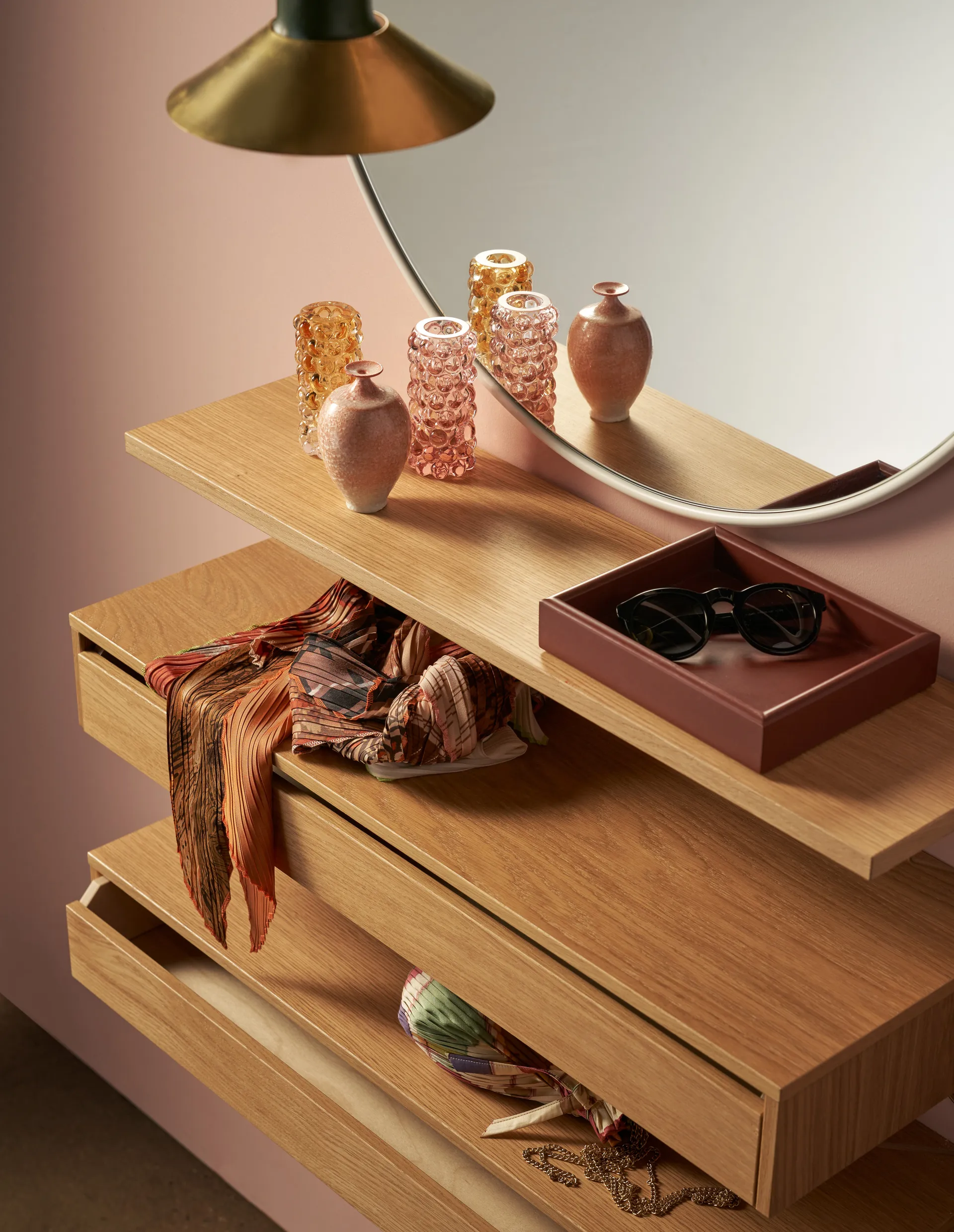 Pythagoras 架子, oak Maze