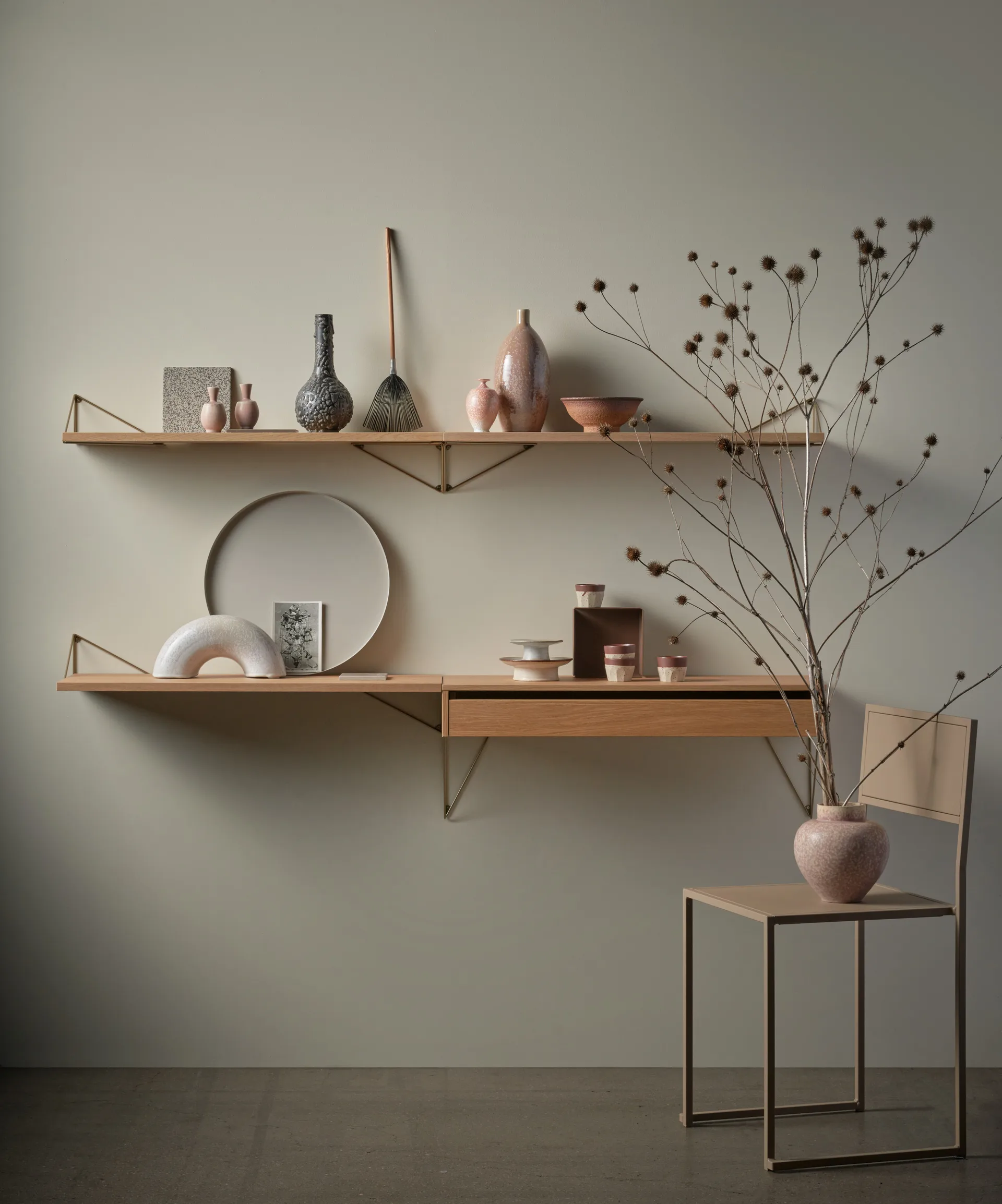 Pythagoras 架子, oak Maze