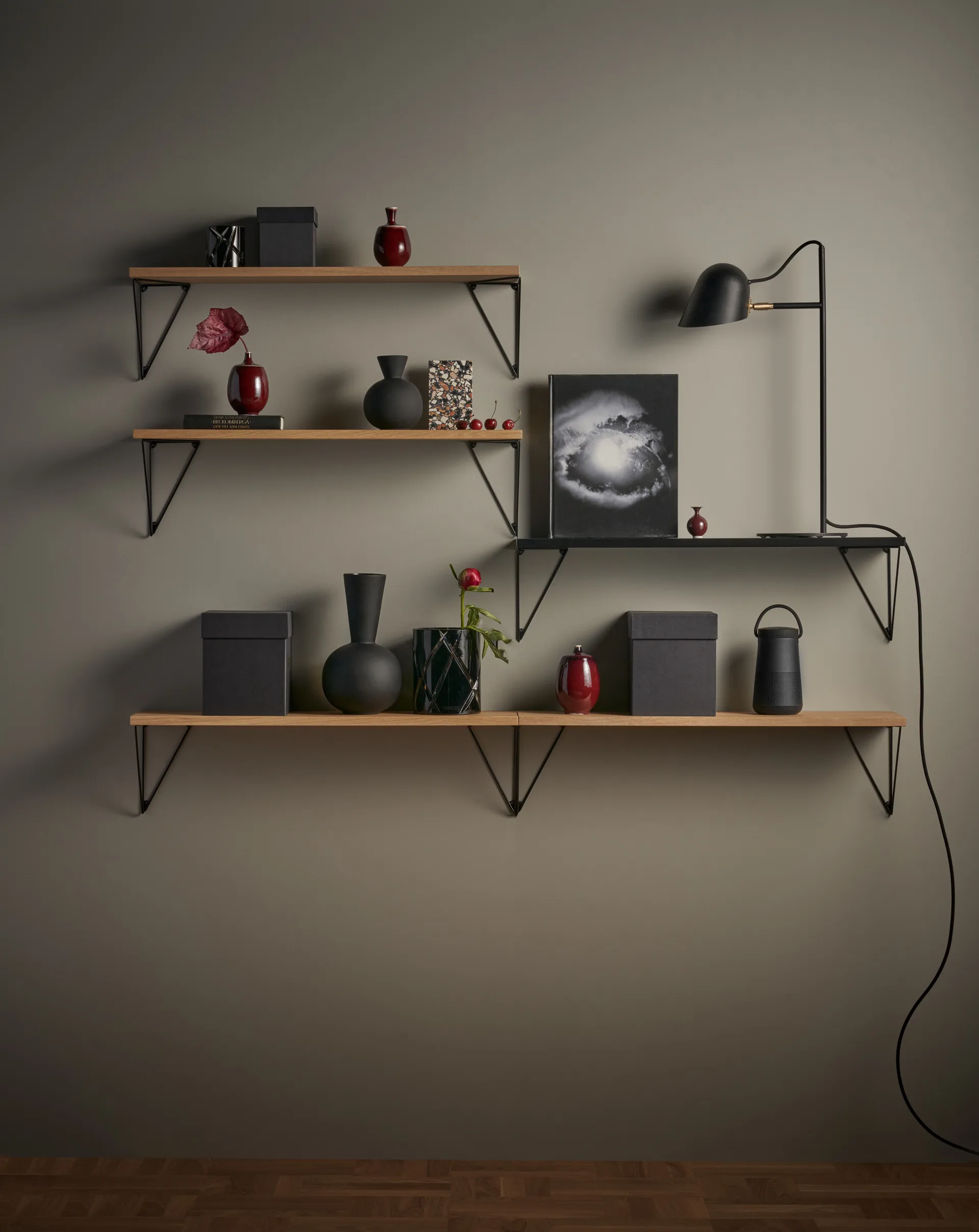 Pythagoras 架子, oak Maze