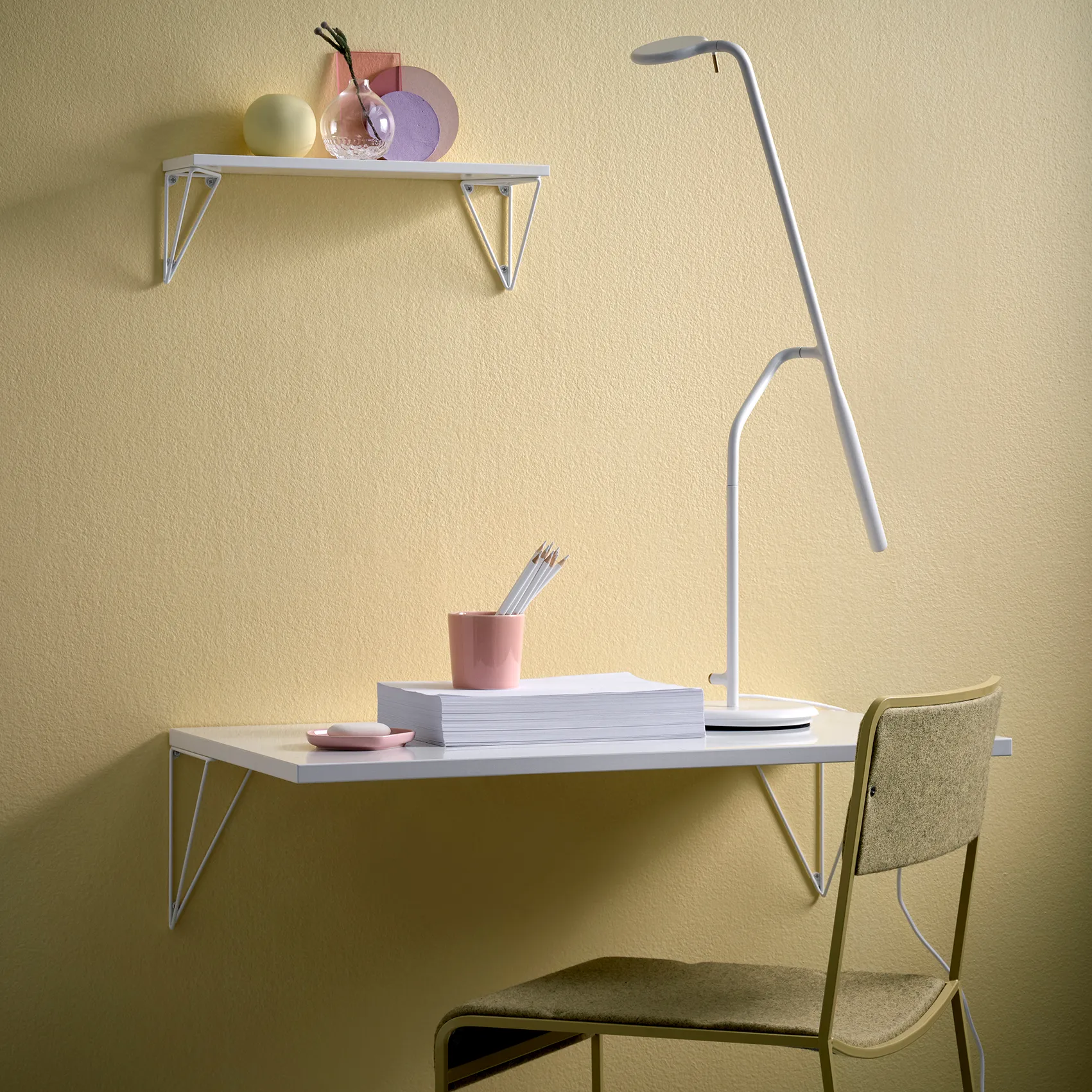 Pythagoras 桌子top, 白色 Maze