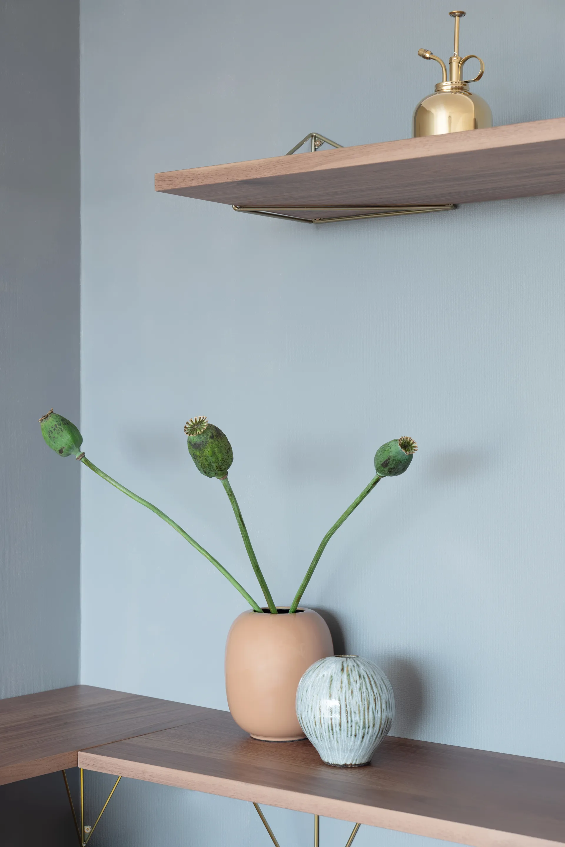 Pythagoras 架子, walnut Maze