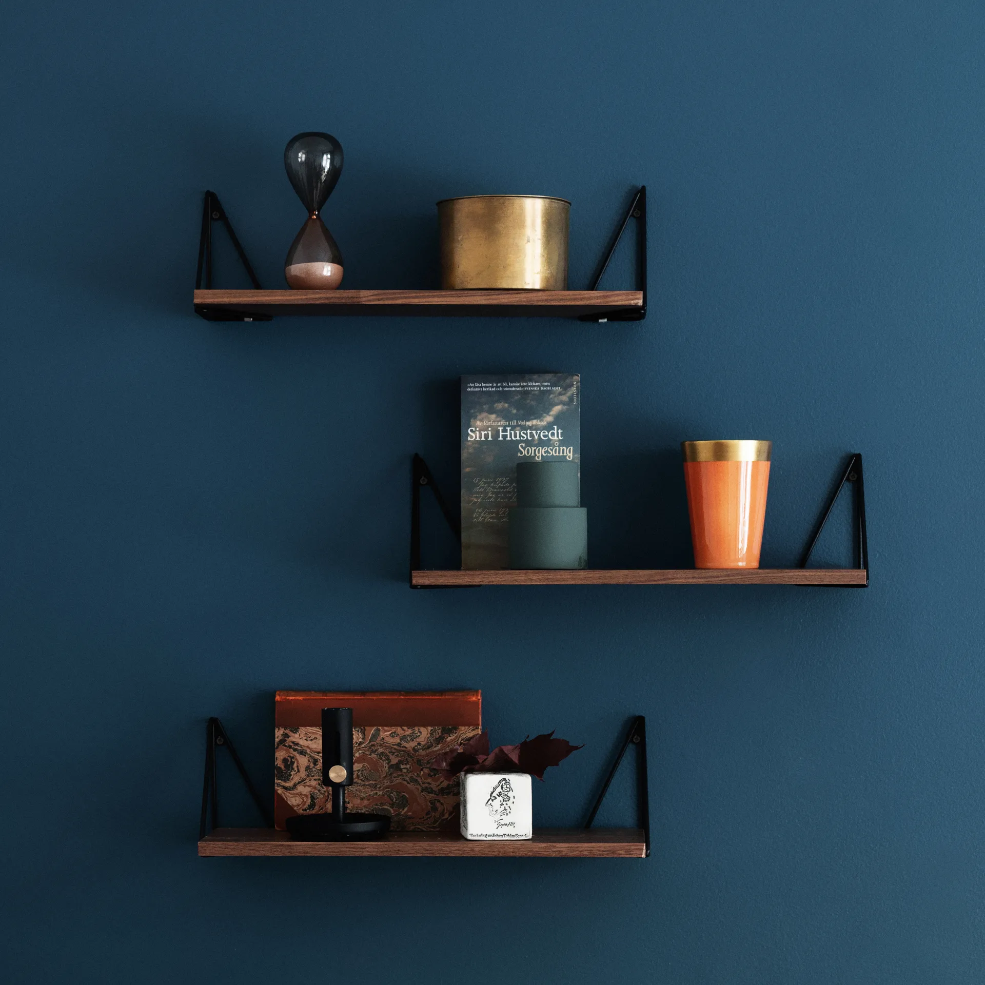 Pythagoras毕达哥拉斯趣拼几何架 XS小号, 胡桃木色_黑色支架 Maze