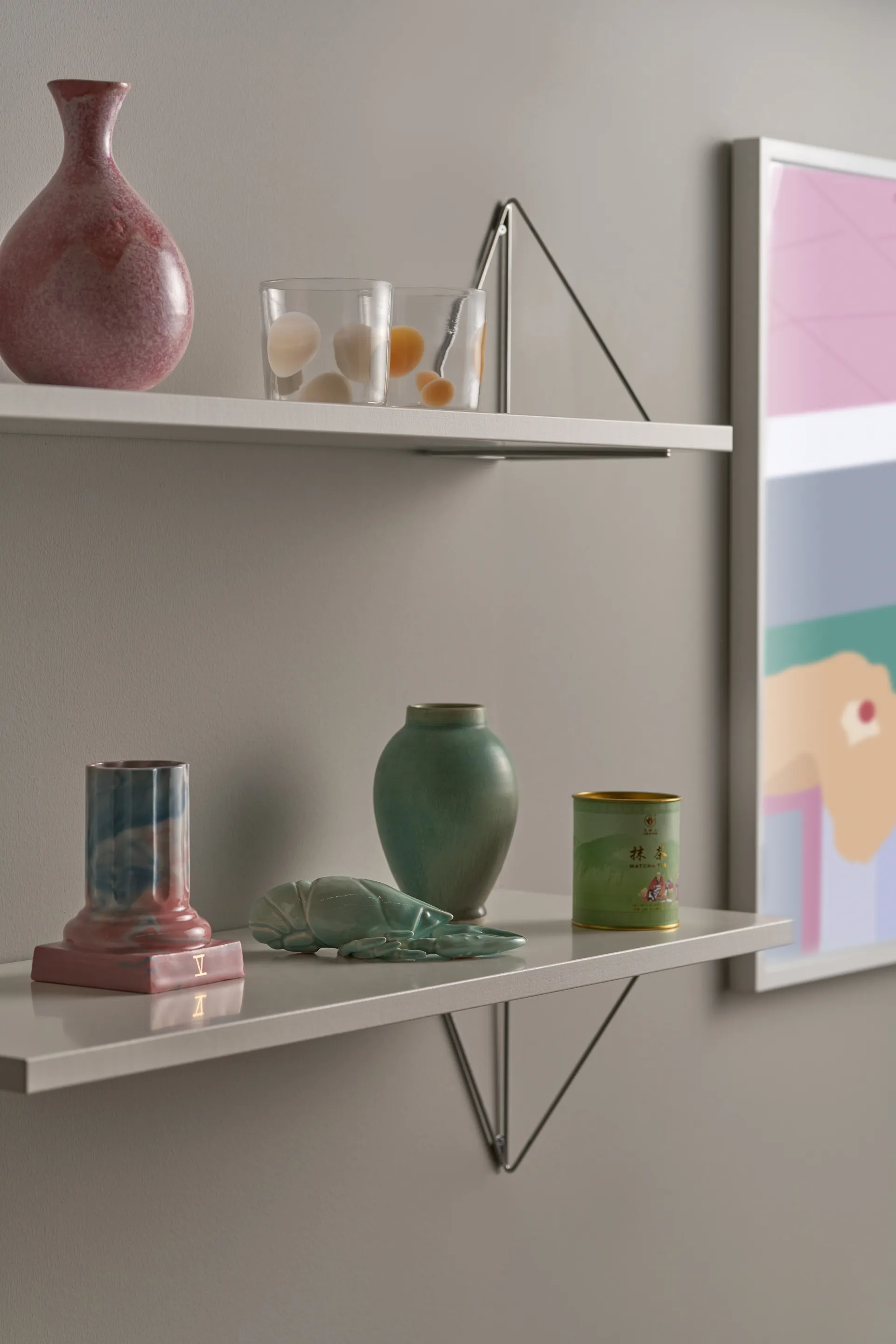 Pythagoras 架子, 大, 白色 Maze