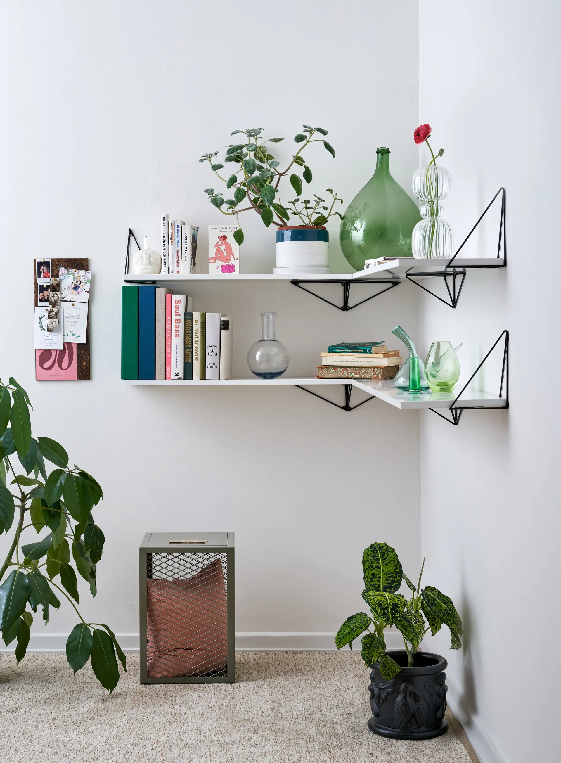 Pythagoras 架子, 大, 白色 Maze