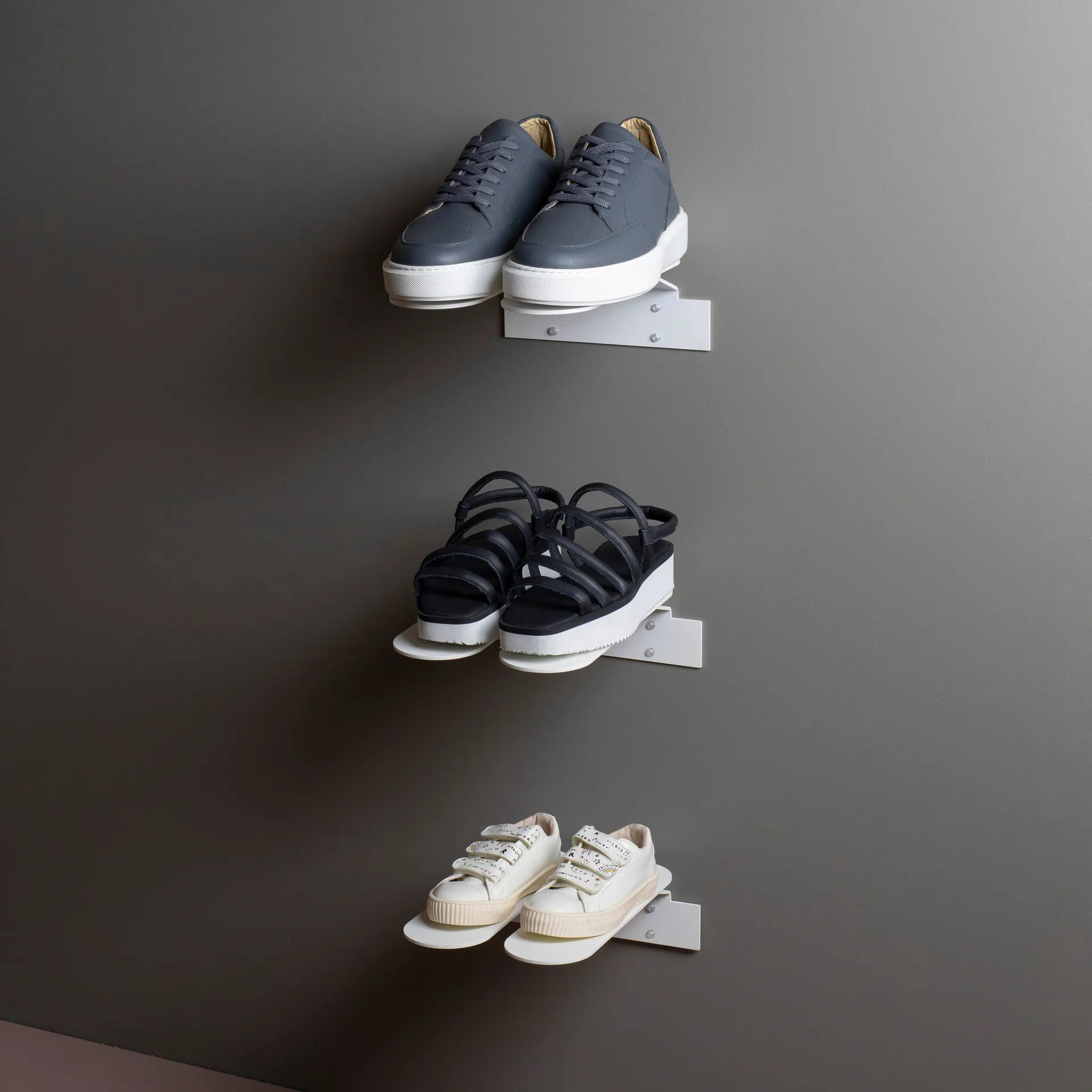 Step S shoe shelf, 白色 Maze