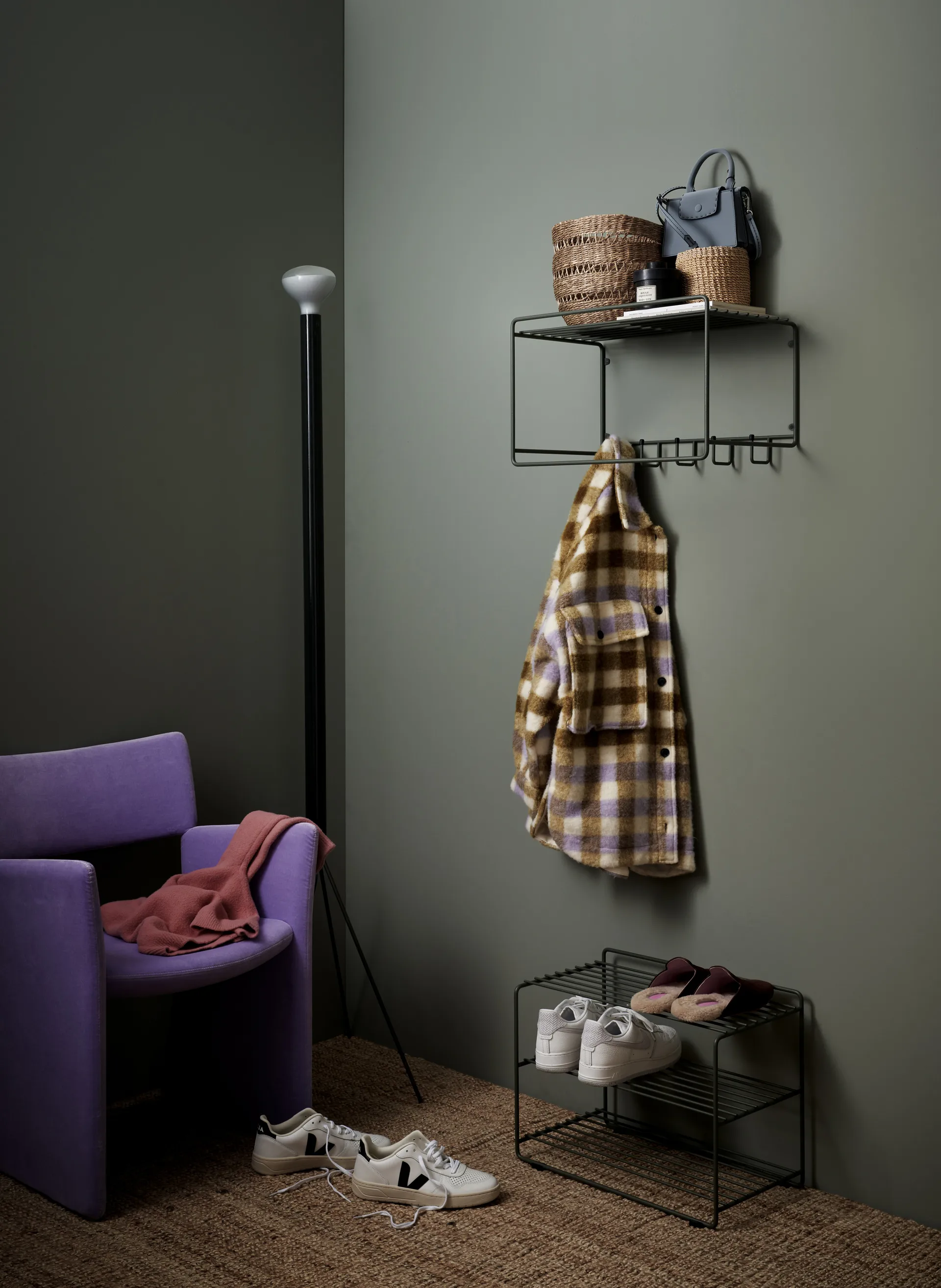 Uptown 帽子架子, 绿色 Maze